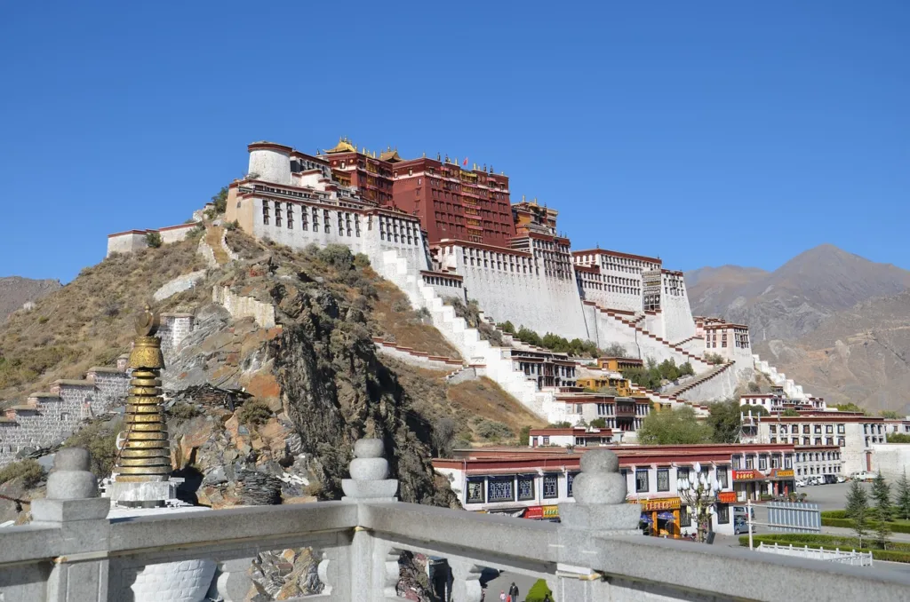 Lhasa's beautiful Potala Palace, once home to the Dalai Lama